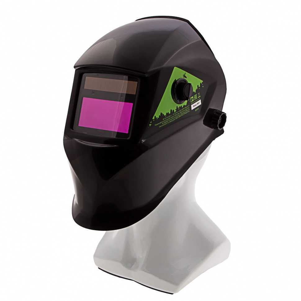 Щиток защитный лицевой (маска сварщика) с автозатемнением Ф5, коробка Сибртех Щитки защитные фото, изображение