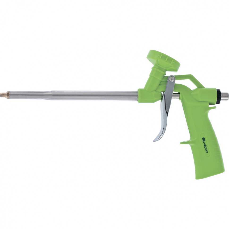 Пистолет для монтажной пены "Стандарт", пластмассовый корпус Сибртех Пистолеты для пены и герметика фото, изображение