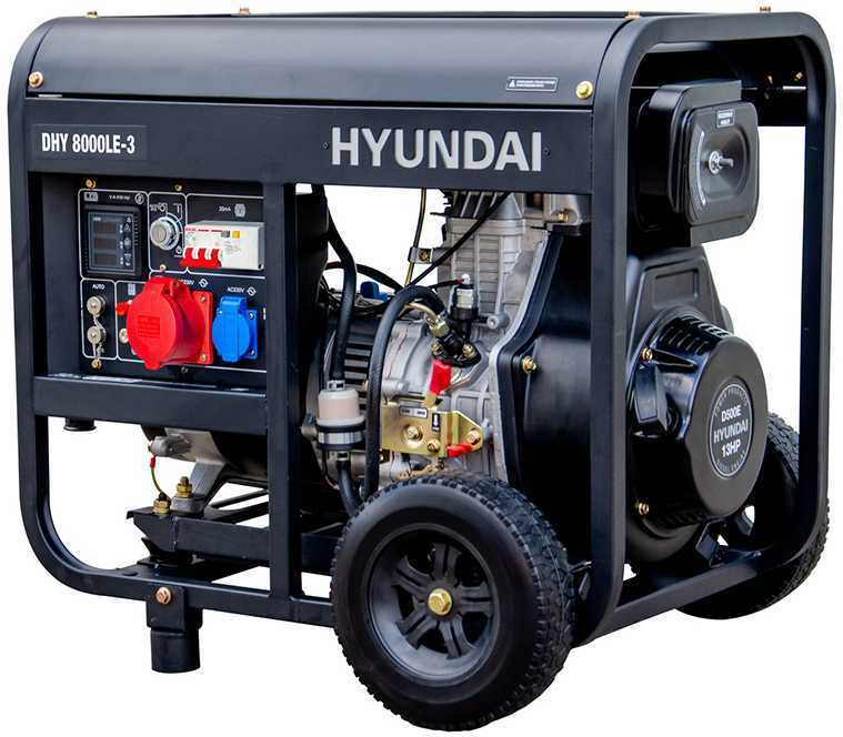 Hyundai DHY 8000LE-3 Дизельные генераторы фото, изображение